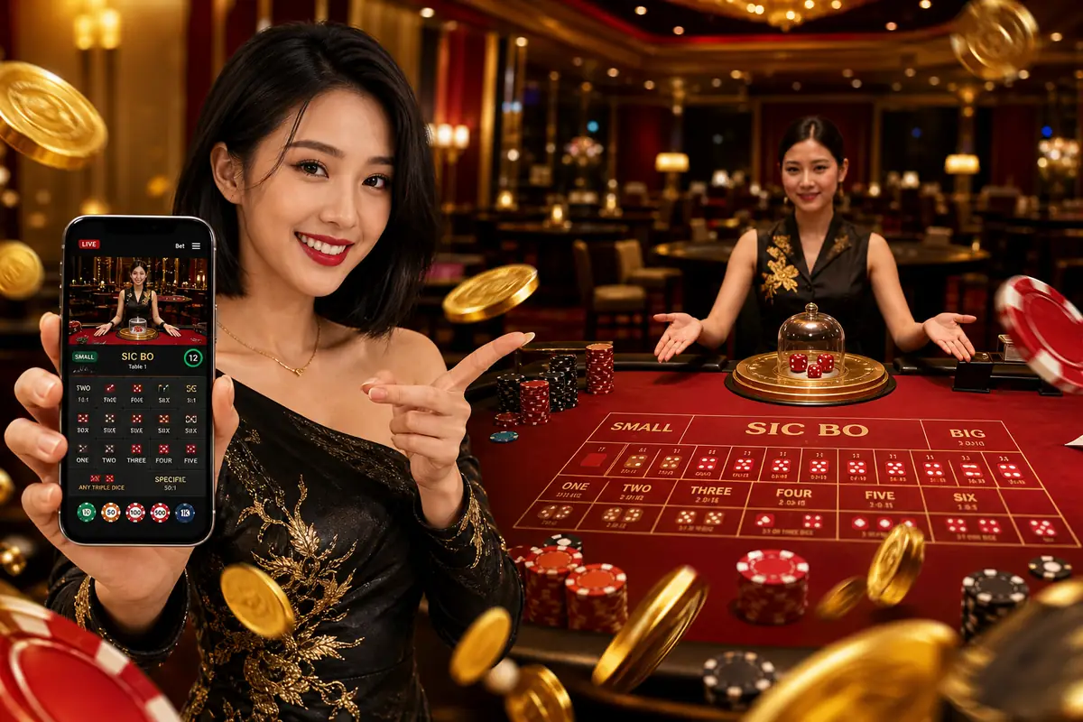 alpah66 Casino meja live dealer baccarat